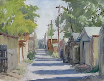 Painting Oil_Connecticut Alley_14x11
